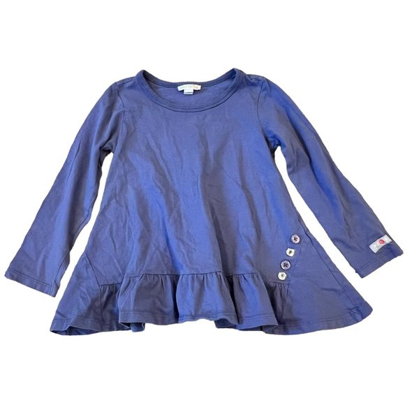 Gilet Sans Manches Fausse Fourrure Bleu - Naartjie Kids - Taille Small (4 Ans)